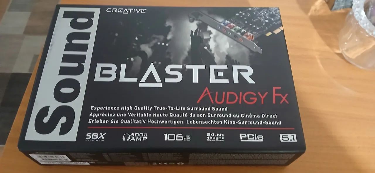 Placa de som Sound Blaster Audigy FX  - Foto 3