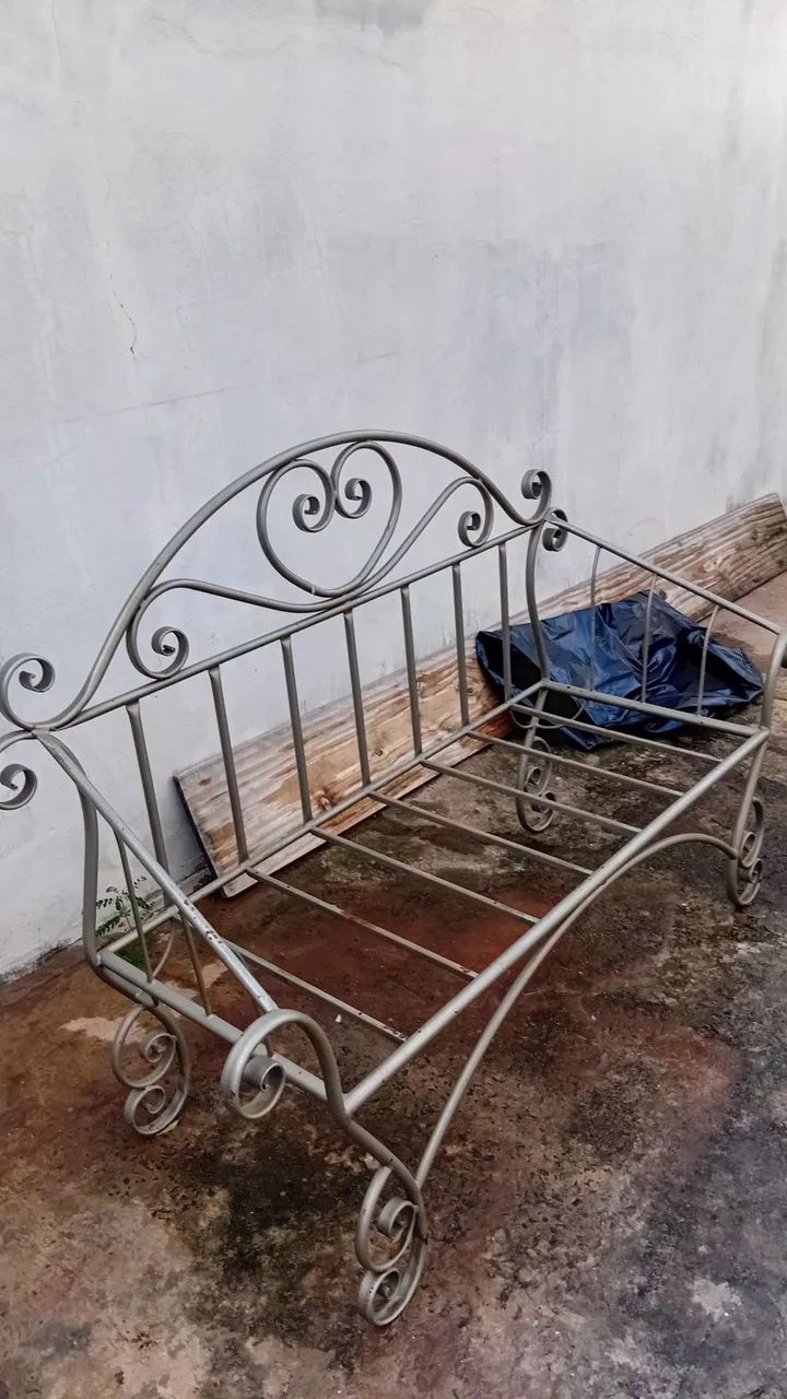 Banco namoradeira de ferro - Foto 2