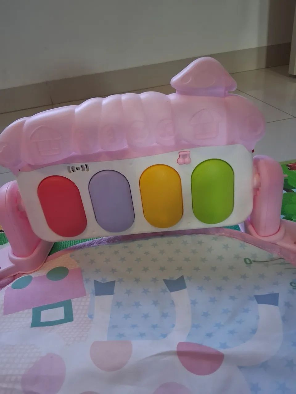 Brinquedo sonoro com tapetinho para Be?ê - Foto 3