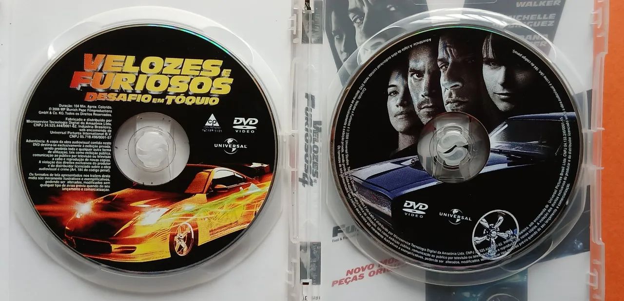 Dvd Velozes e Furiosos 1,2,3,4,5 e 7 - Foto 5