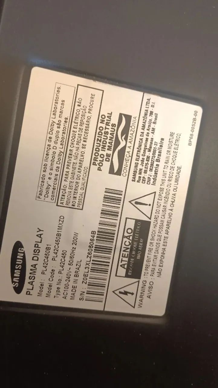 Televisão Samsung 45 polegadas - Para retirada de peças  - Foto 4