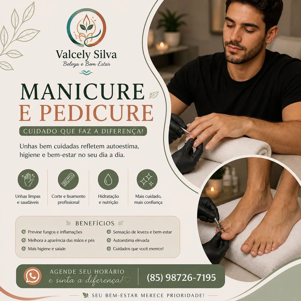 Limpeza de pele, Manicure e Pedicure, depilação - Foto 2