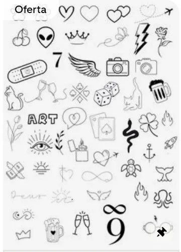 TATUAGENS MINIMALISTA  - Foto 5