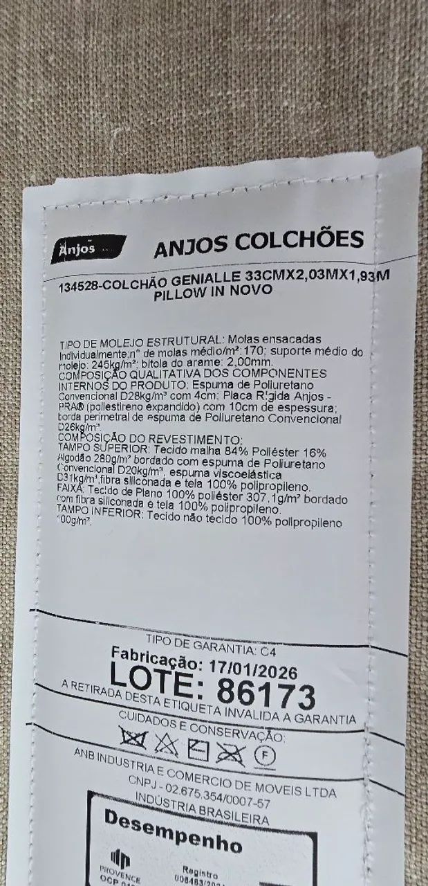 COLCHÃO ANJOS KING 2,03 x 1,93 COM BOX INVERTIDO - Foto 4