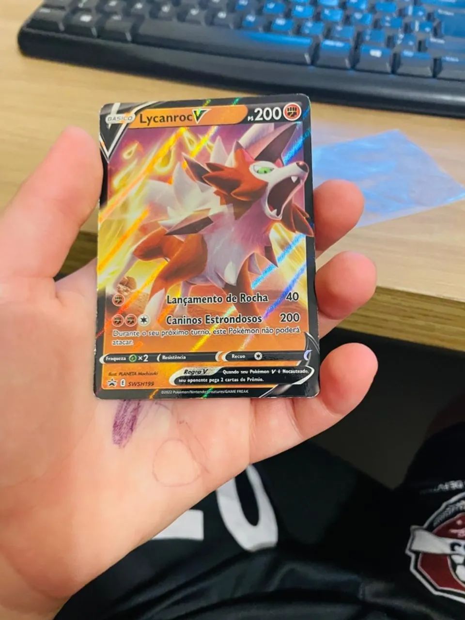 S #SWSH199 Espada e Escudo promos (2019) LycanrocV - Foto 2