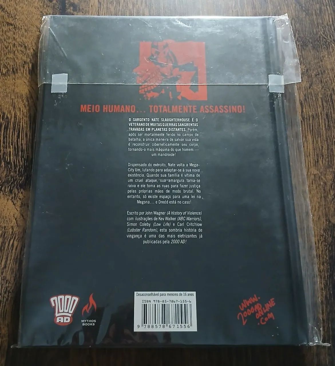 HQ Juiz Dredd: Mandróide (Mythos, Capa Dura, seminova) - Livros e