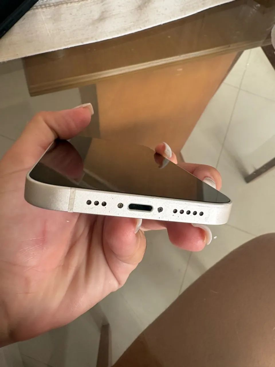 Vendo iPhone 13 Branco 128gb muito conservado - Foto 5