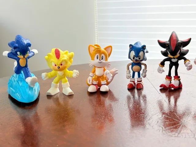 Kit Miniaturas Bonecos Sonic 10 Peças - Foto 4
