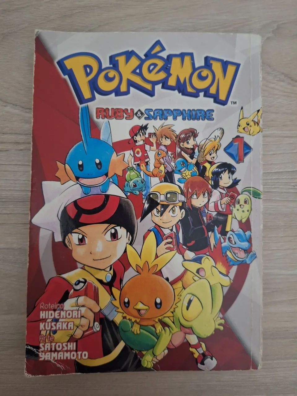 Lote Mangá Pokémon Ruby E Sapphire Vols 1, 2 E 3 - Panini - Foto 3