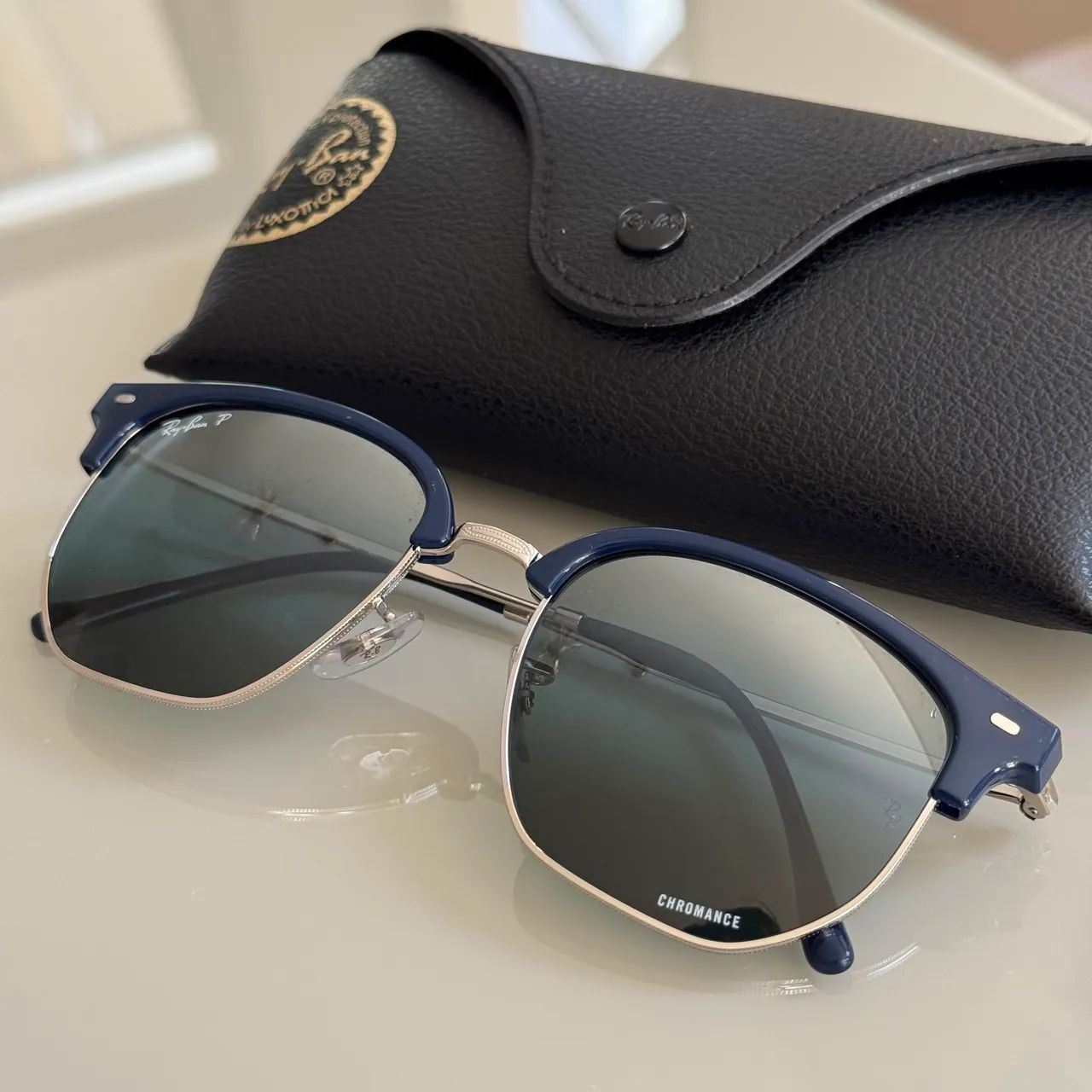 Ray Ban New Clubmaster Chromance azul - Foto 4