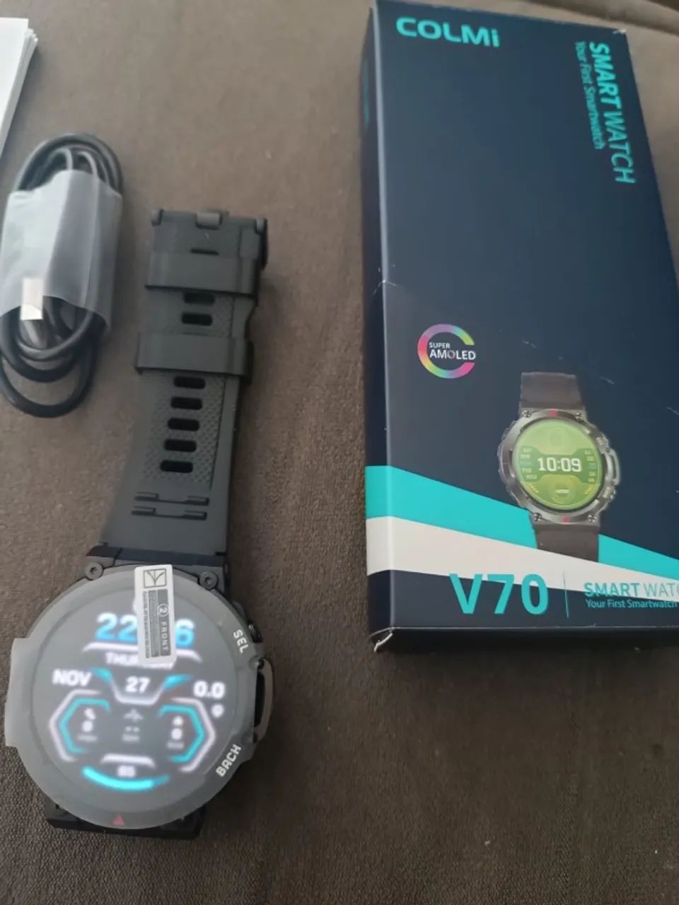 Smartwatch Colmi V70 com Película aplicada + 1 Película de Brinde - Foto 5