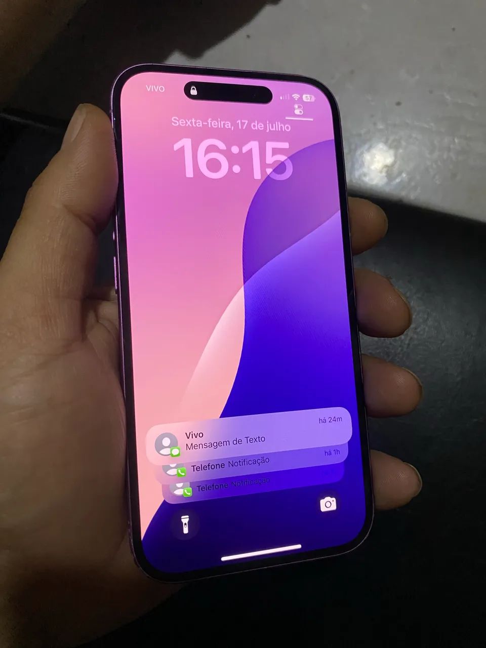 iPhone 16 Rosa aceito troca e cartão  - Foto 2