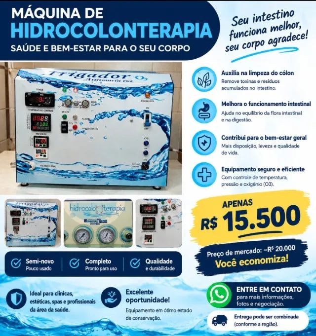 vendo aparelho de hidrocolon