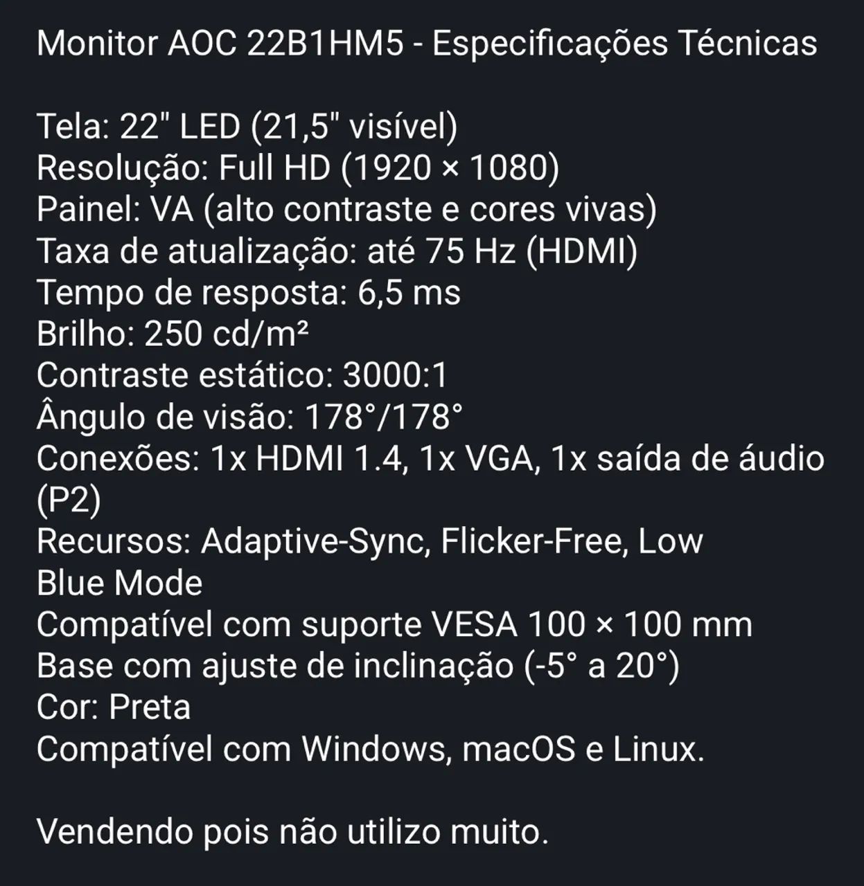 Monitor 75 HZ  - Foto 3