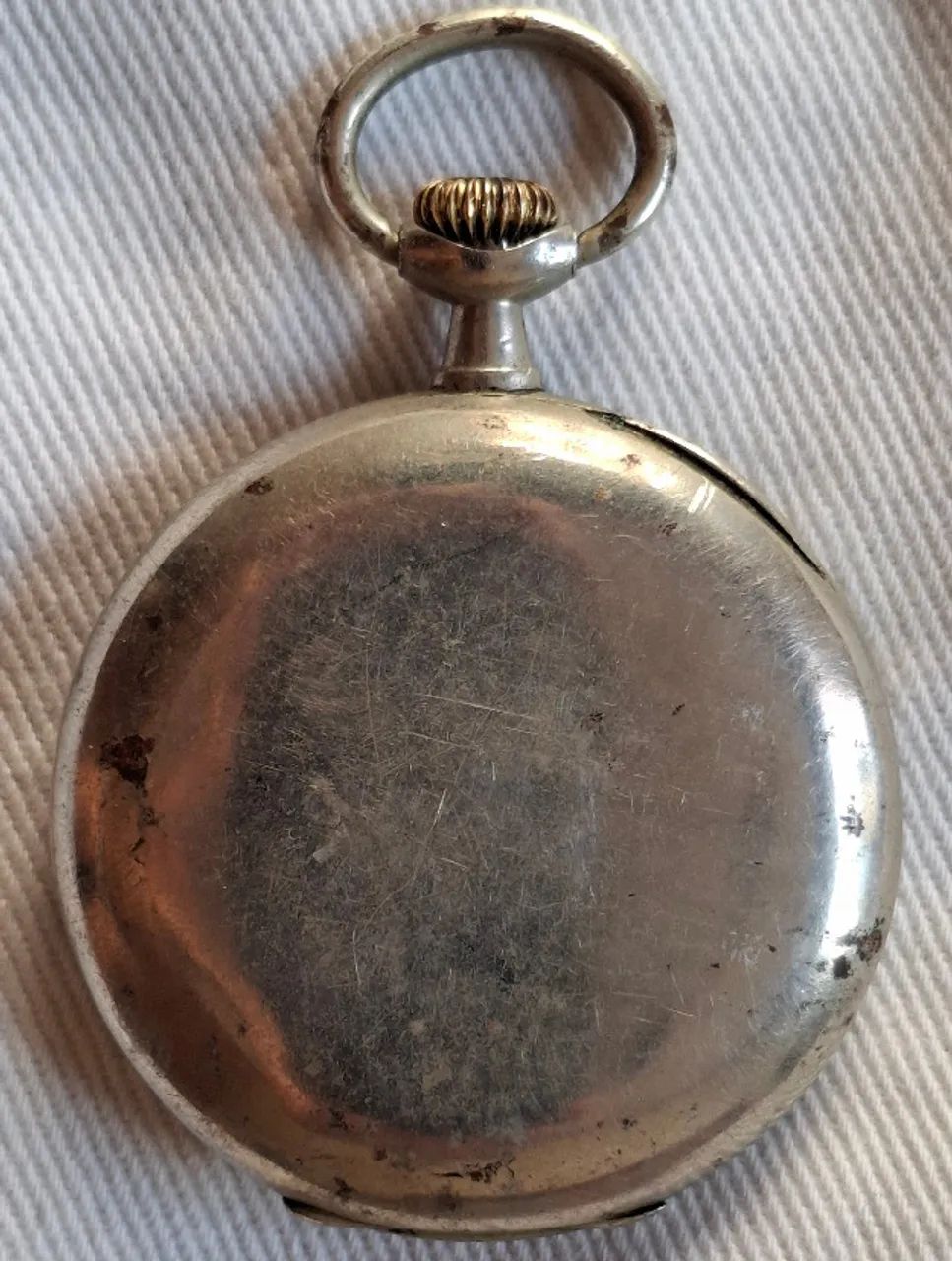 02 relógios de bolso antigos (suíços décadas de 1910 e 1920), marca OMEGA,  - Foto 2