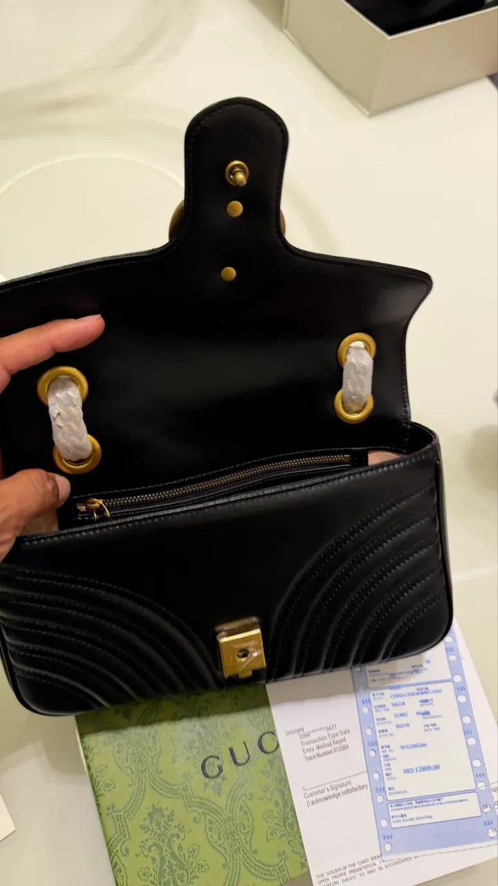 Bolsa Gucci marmont com caixa  - Foto 5