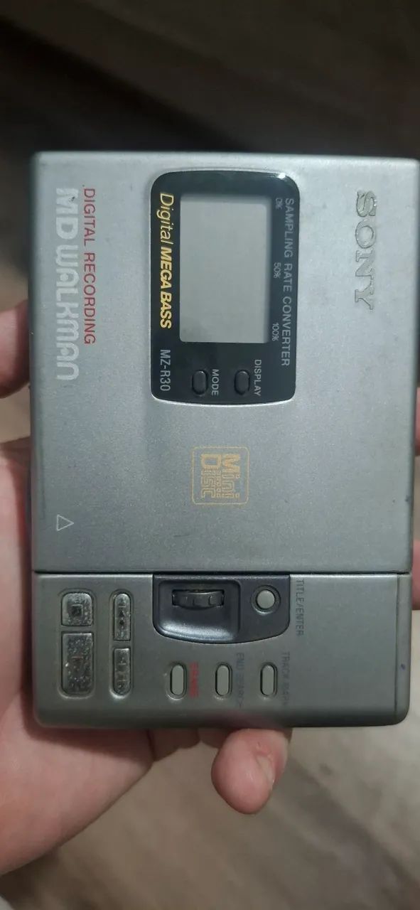 MD PLAYER E RECORD SONY MZ-R30