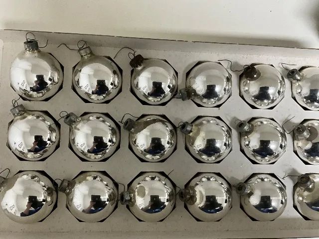 Bolas de Natal de vidro