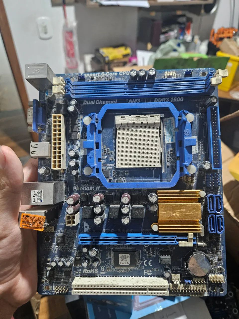 Placa mãe retirada de peças - Peças de Hardware - Piratininga