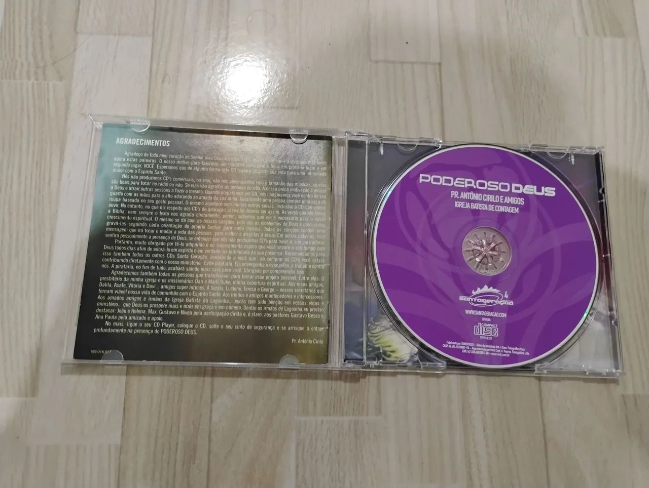 Lote cd gospel Poderoso Deus  - Foto 3