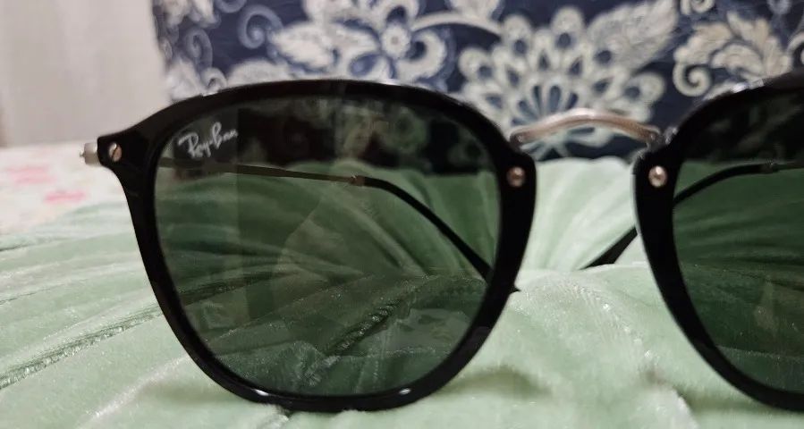 Óculos de sol Ray Ban, modelo RB2448N, cor Preto  - Foto 3