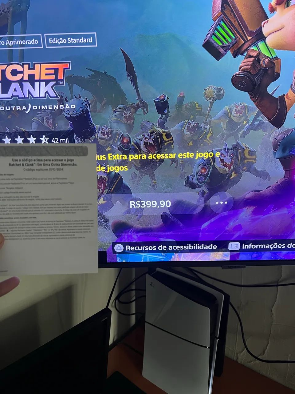 Ratchet Clank - Em uma outra dimensão PS5 VERSÃO DIGITAL - Foto 2