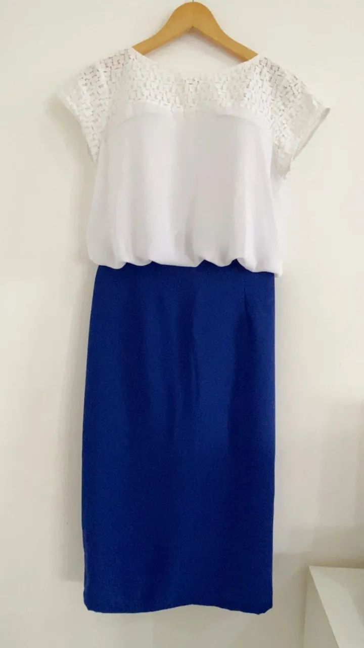 Conjunto saia mídi e bata renda Elaben TAM 44 - Foto 5