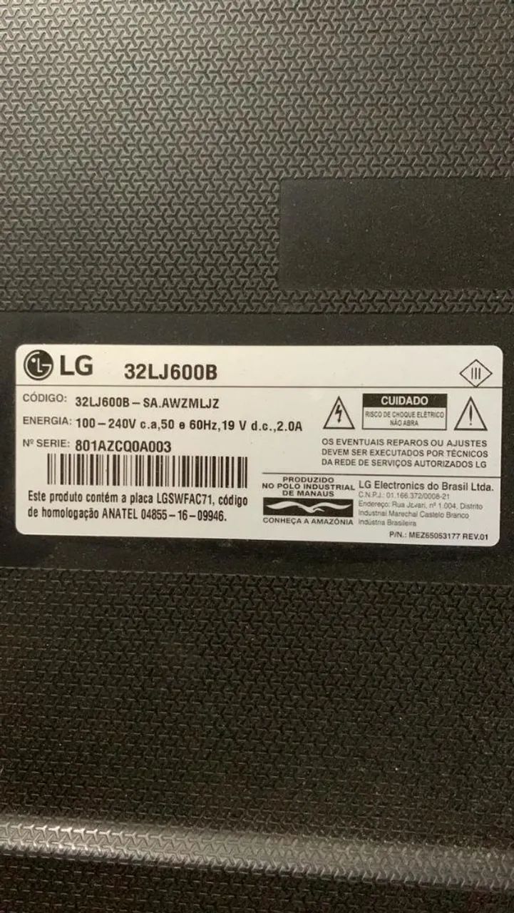 Placa principal de TV LG 