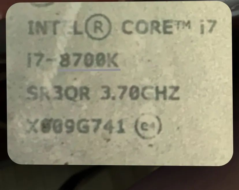 Intel I7 8700k 3.7GHZ  SOQUETE 1151 - Foto 3