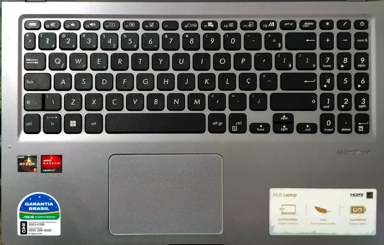 Notebook ASUS M515DA-BR1213W - Cinza - Foto 2