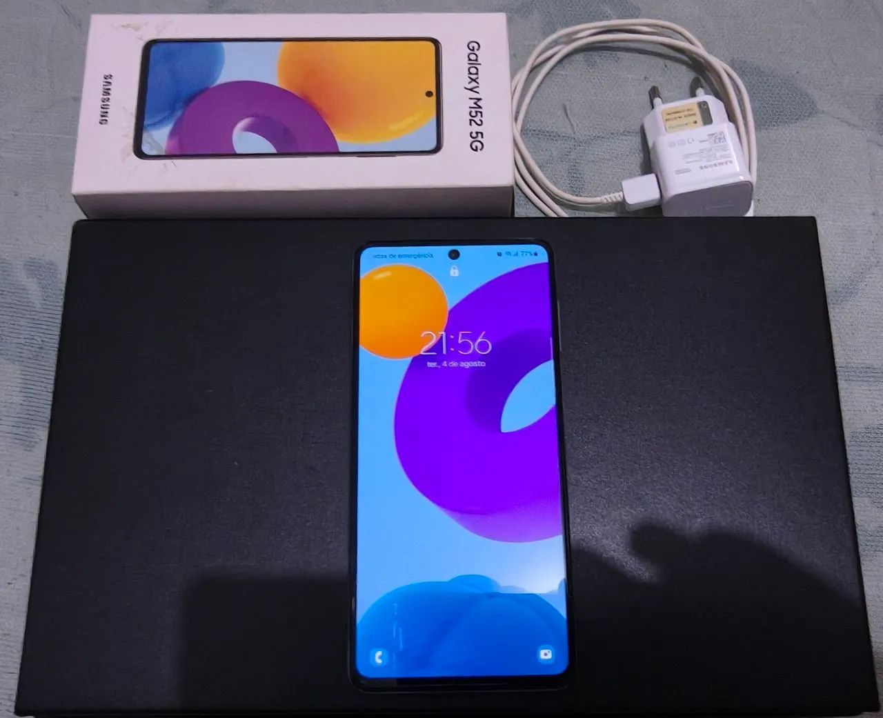 Galaxy M52 5G Branco NFC 128gb Completo