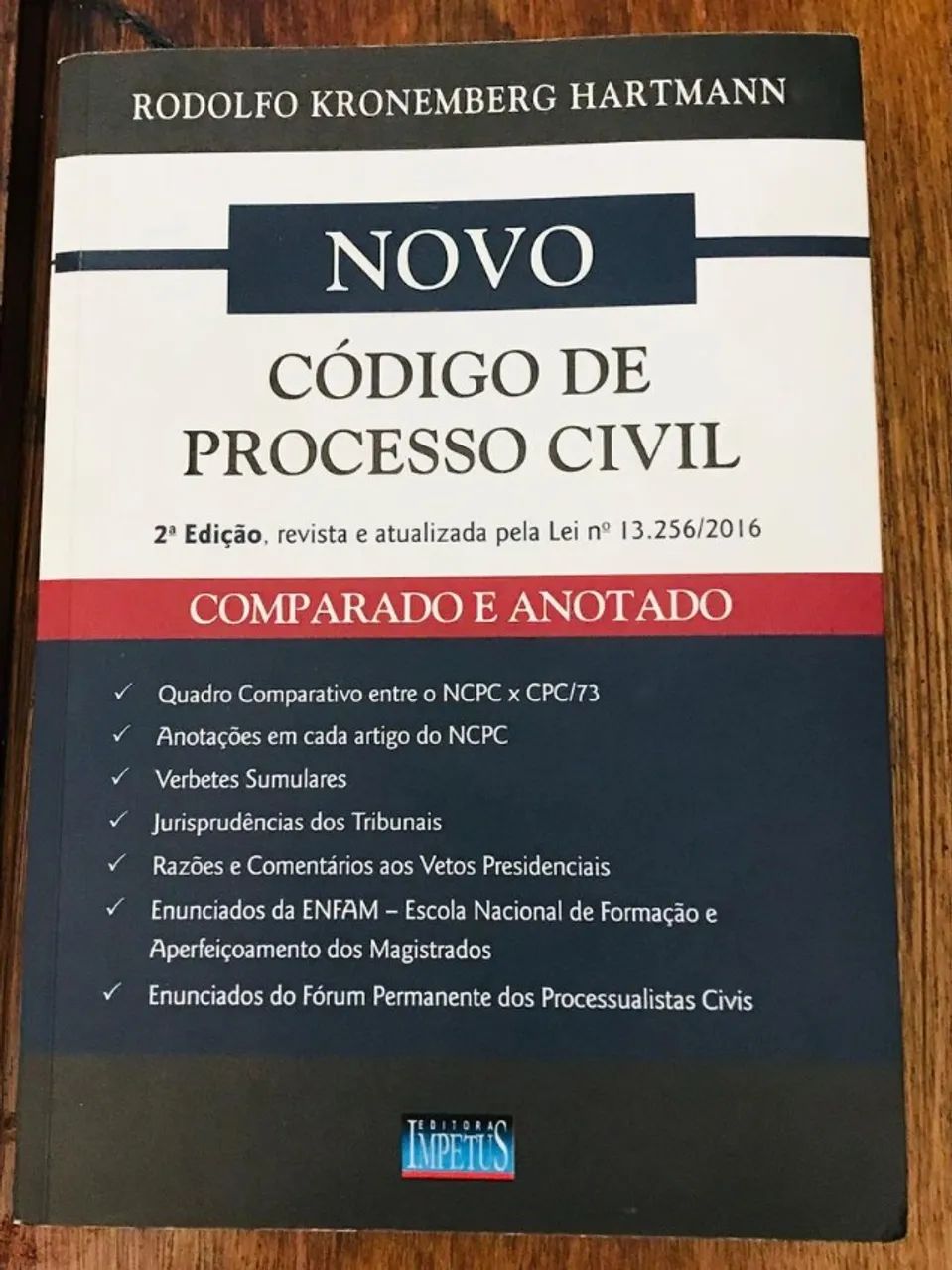 Novo Código de Processo Civil comparado e anotado capa comum 2016