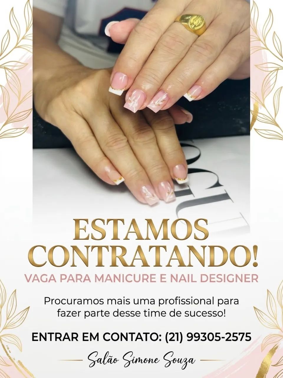 Vaga para manicure 
