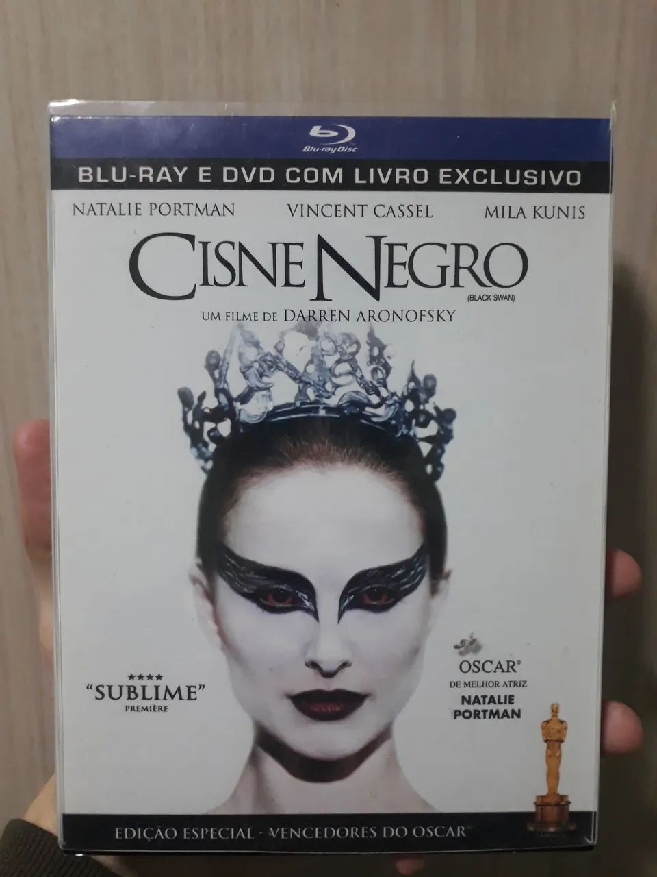 Blu-ray Cisne Negro edição especial com dvd e livro