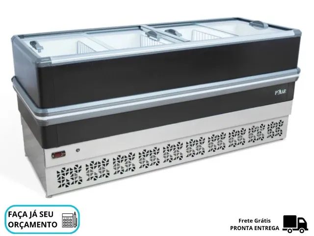 Ilha para Congelados Vidro Reto 2M Polar