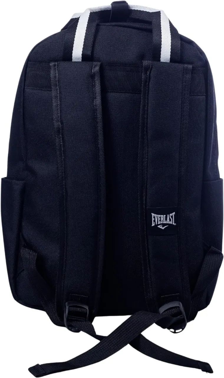 Everlast Mochila Elegance 100% Nylon Preto com Alças Acolchoadas - Foto 2
