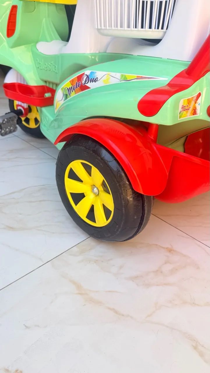 Carrinho de gêmeos (ou bebê + pet) calesita - Foto 5