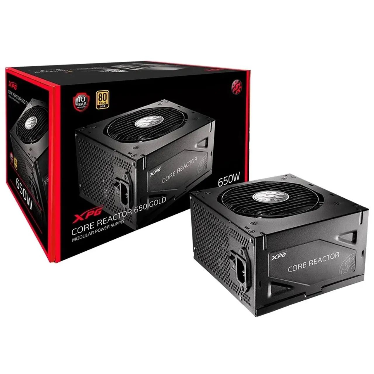 Fonte 650w xpg core reactor 80 plus gold modular - Peças de