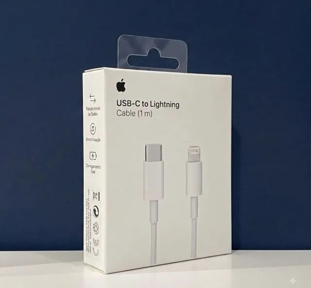 Cabo IPhone Novo Tipo C - Faço Entrega  