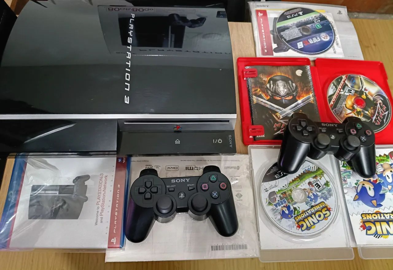 Ps3 FAT semi novo  - Foto 5