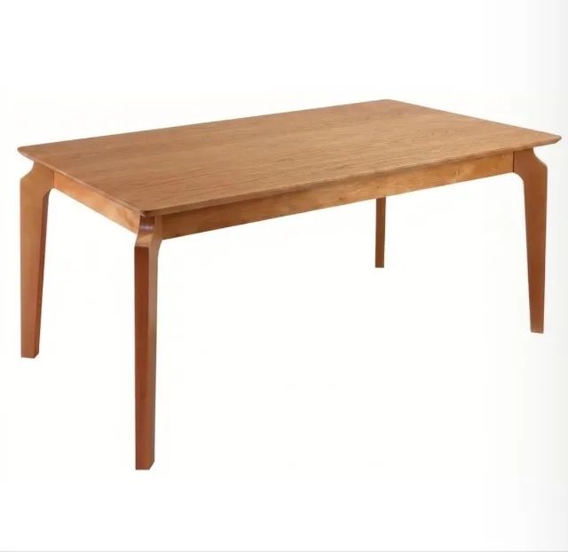 Mesa de Jantar Belluno 1,20 m Mel Off White com Vidro - Foto 2