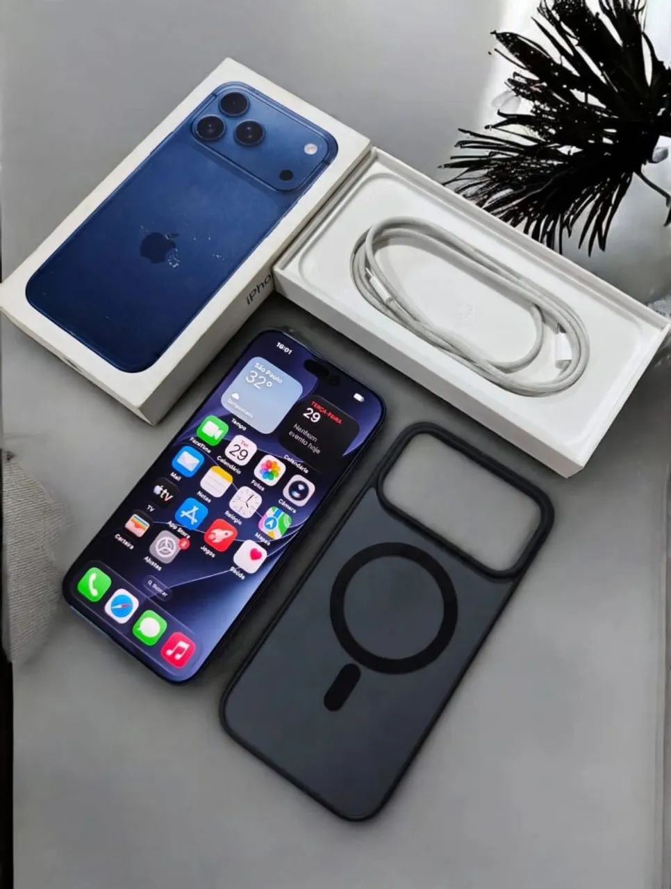 IPHONE 17 PRO MAX 5G 256GB/AZUL - Foto 3