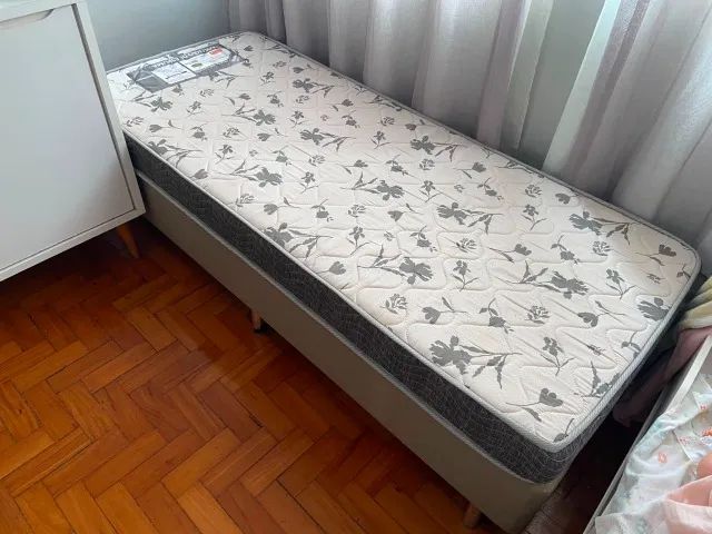 Cama de solteiro Ortobom box. - Foto 2