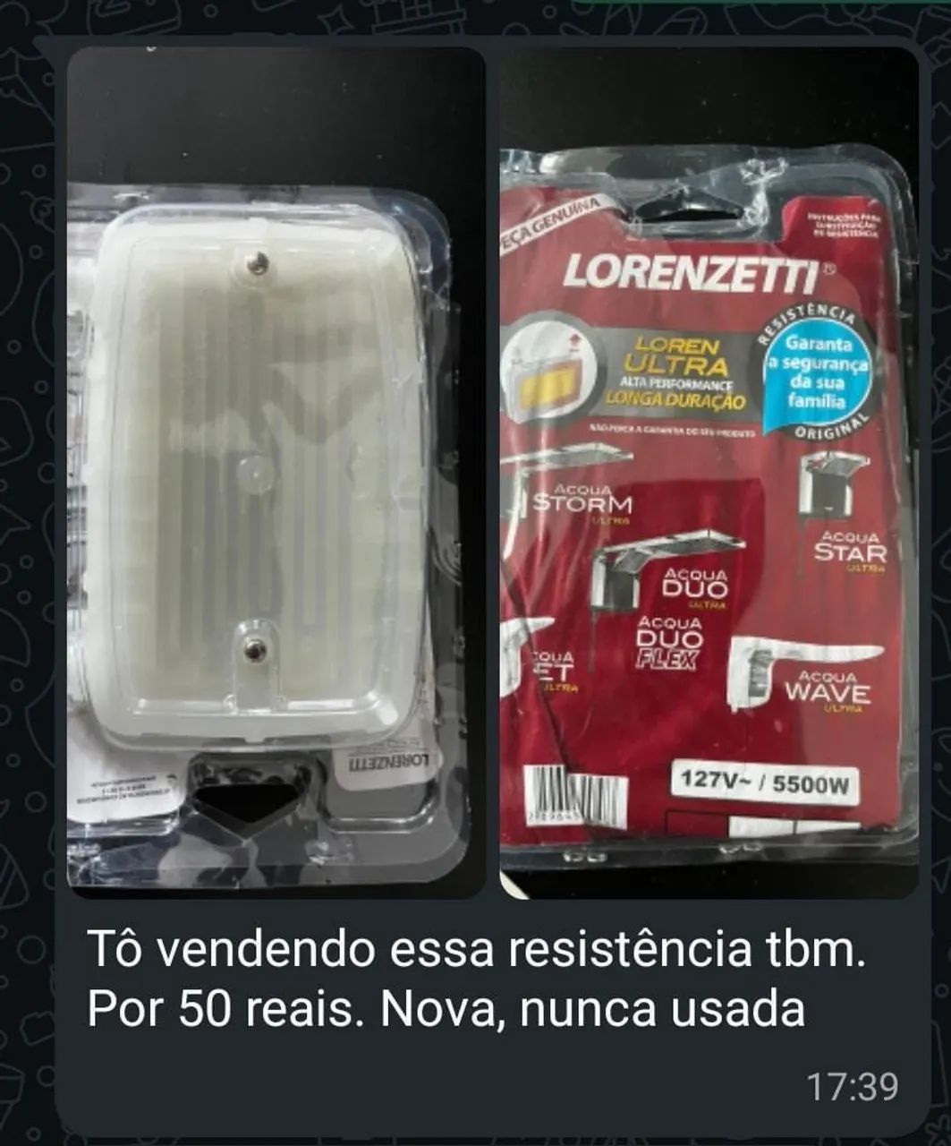 Resistência  de chuveiro 