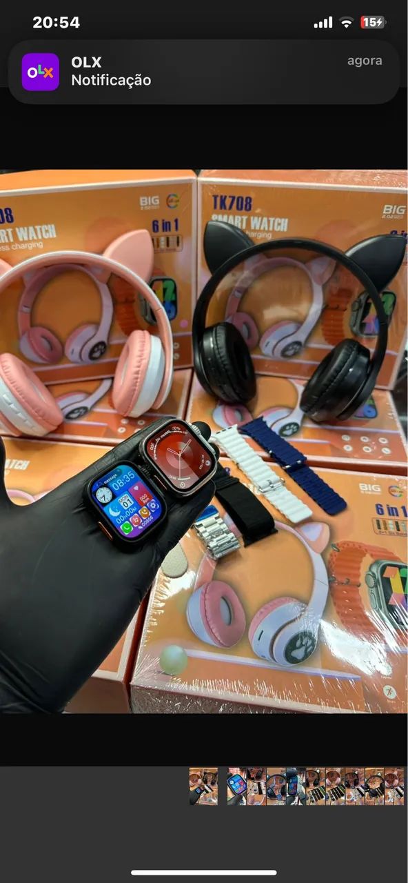 RELÓGIO SMARTWATCH TK708