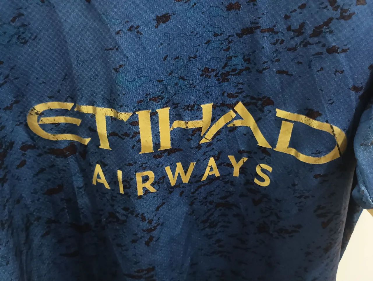 Camisa Manchester city 3° uniforme 2023, calendário chinês, tamanho G, usada. - Foto 5
