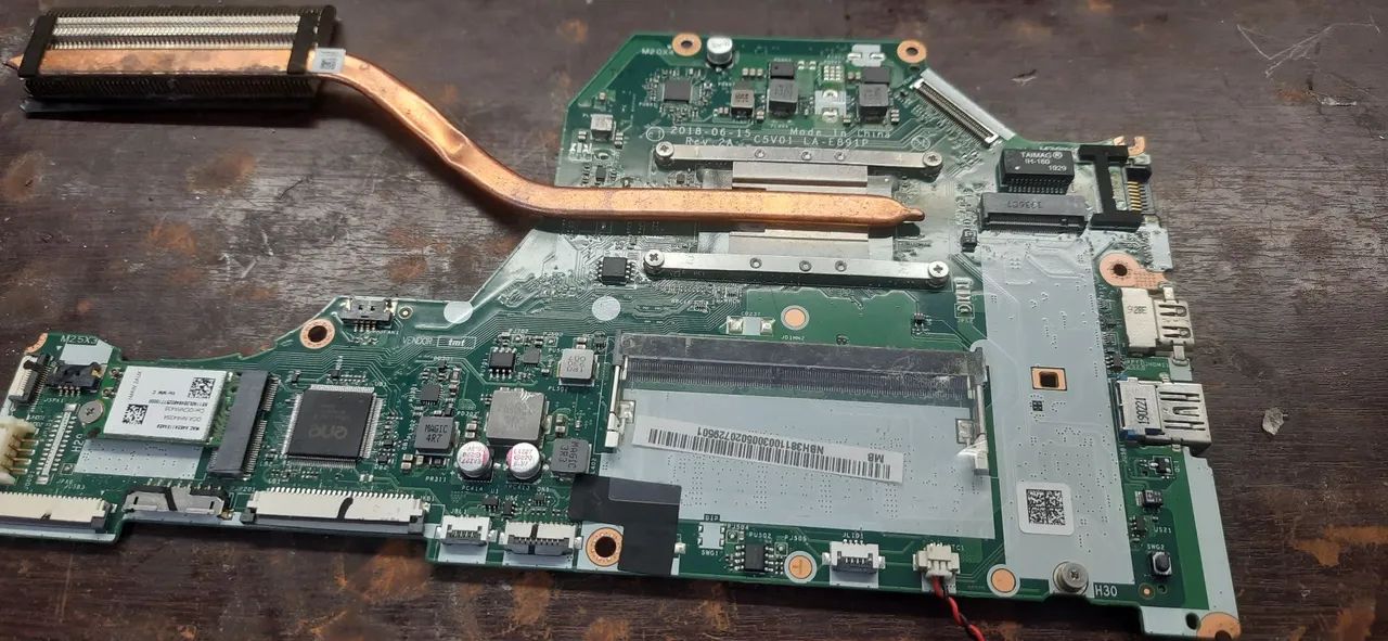 Placa mãe notebook acer la-e891p processador Intel 