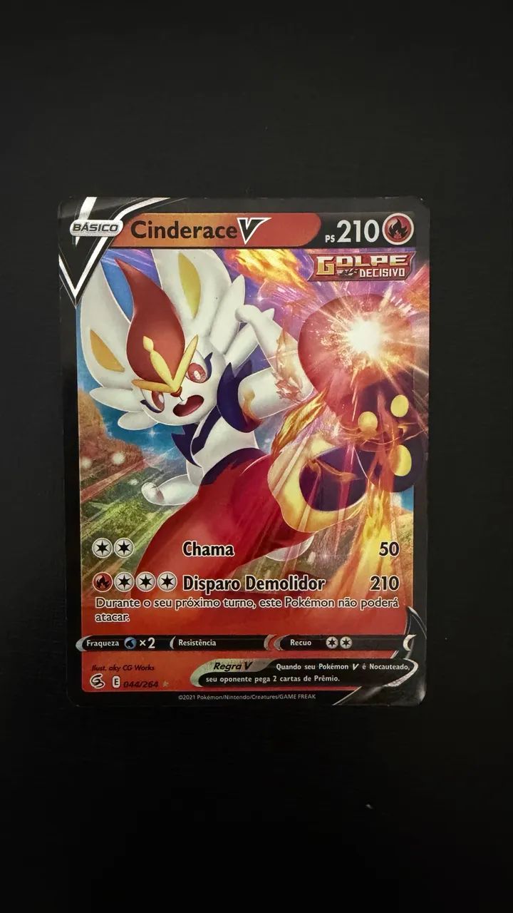 Carta Cinderace V Pokémon tcg 