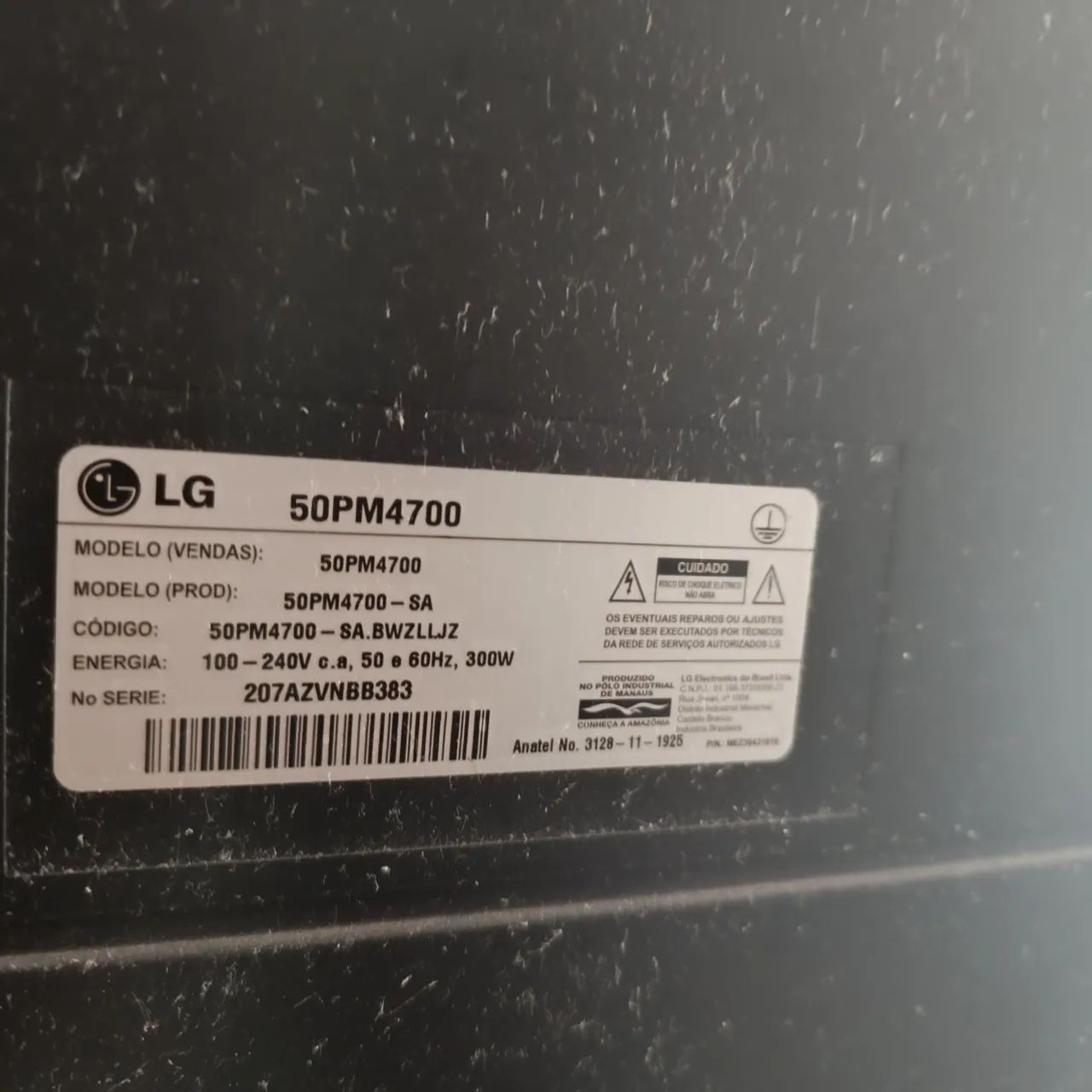 Televisão LG 50" Modelo 50PM4700-SA com Controle - Foto 4