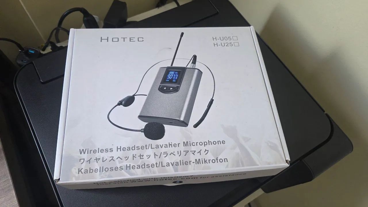 HOTEC Microfone de lapela sem fio - Foto 6